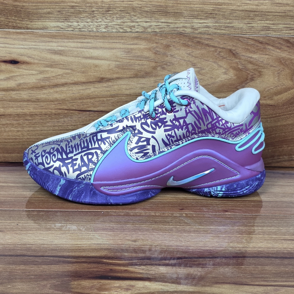 Nike LeBron XXII Frozen Grapes Basketball Shoes Mens Size 6 Women's Size 7.5 New - Picture 5 of 8